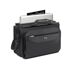 Solo® Harrison Triple Compartment Briefcase - KL1018B_a1