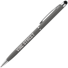 Minnelli Softy Pen with Stylus - LUJ-L-GS-Gray