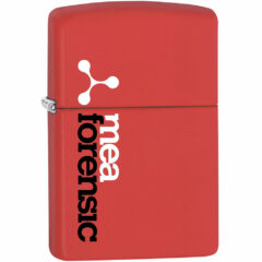 Zippo® Matte Color Windproof Lighter - MATTE_Red