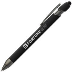 Ellipse Tri-Softy Pen with Stylus - MLR-GS-Black