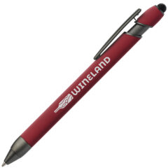 Ellipse Tri-Softy Pen with Stylus - MLR-GS-Red