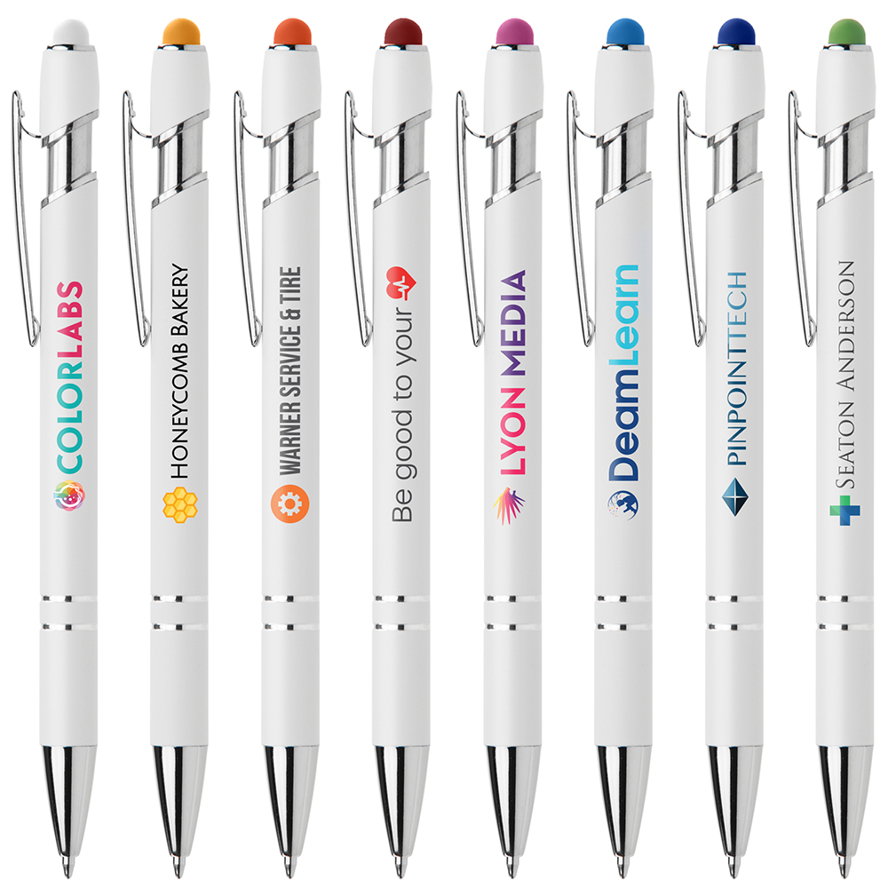 Ellipse White Barrel Softy Stylus Pen - MPE-C-GS-All