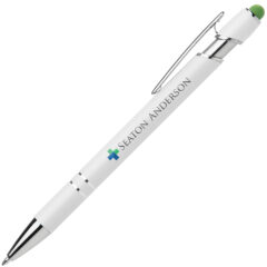 Ellipse White Barrel Softy Stylus Pen - MPE-C-GS-Green