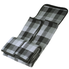 Outdoor Plaid Blanket - Outdoorplaidblanketfoldintoflap