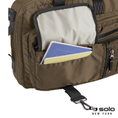 Solo NY® Zone Briefcase Backpack Hybrid - SoloNYZoneBriefcaseBackpackHybridfrontpocketinuse