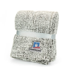 Iced Sherpa Blanket - bk9102-gray_1