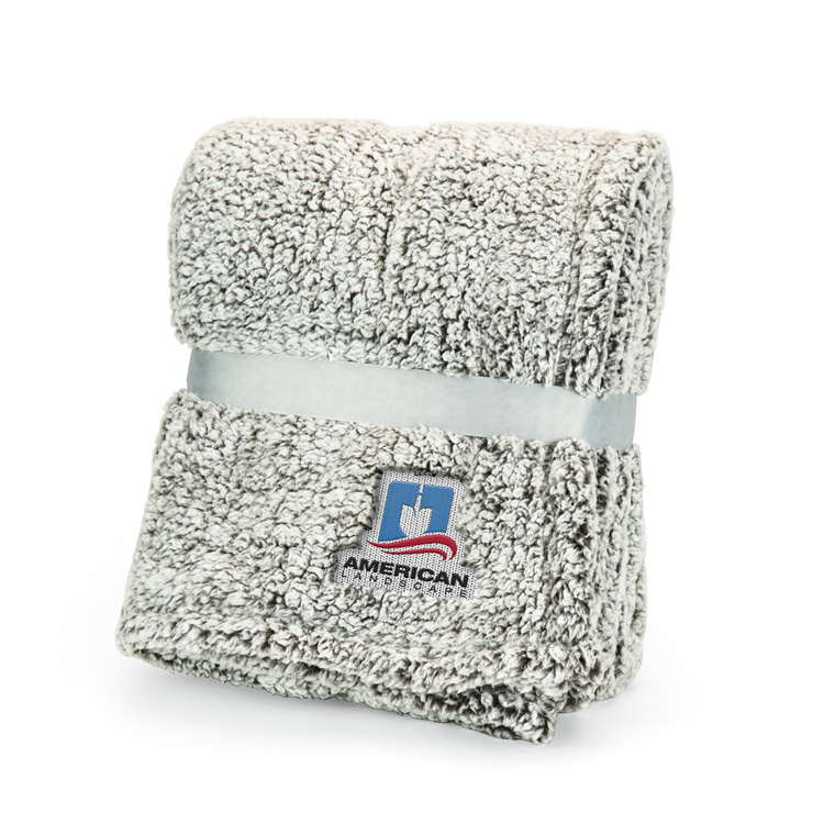 Iced Sherpa Blanket - bk9102-gray_1