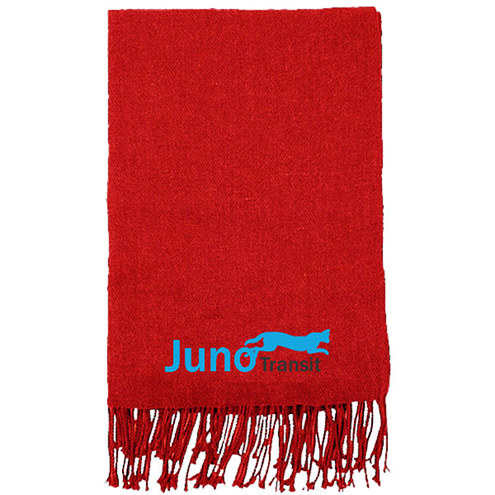 Cashmere Blend Scarf - cashmereblendscarfred
