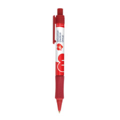 Grip Write Pen with Antimicrobial Additive - cti-red-186