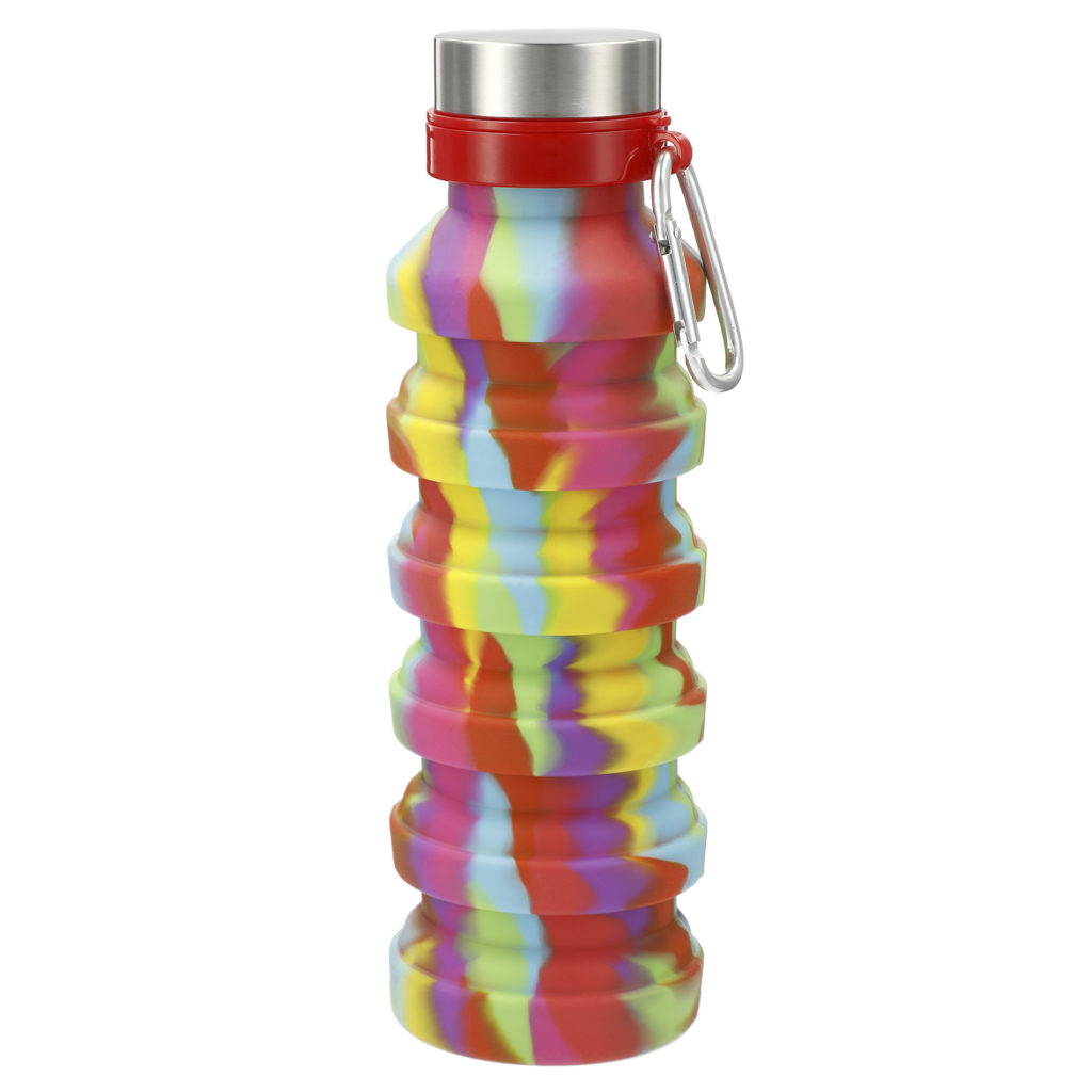 Zigoo Tie Dye Silicone Collapsible Bottle – 18 oz - download 1