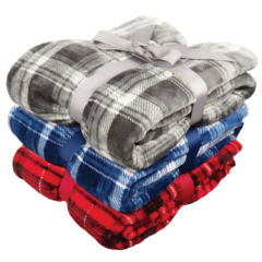 Flannel Plush Pattern Blanket - flannelplushpatterngroup