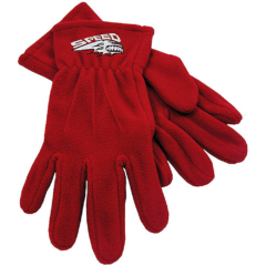 Fleece Gloves - fleeceglovesred