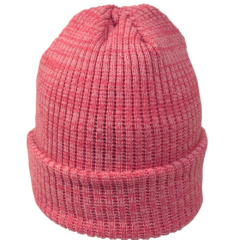 Thinsulate Marble Beanie with Fleece Lining - marbleknitpink