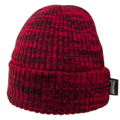 Thinsulate Marble Beanie with Fleece Lining - marbleknitred