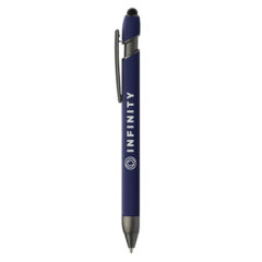 Ellipse Tri-Softy Pen with Stylus - mlr-blue-540