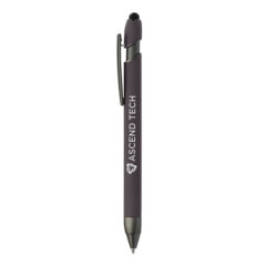 Ellipse Tri-Softy Pen with Stylus - mlr-gunmetal-405