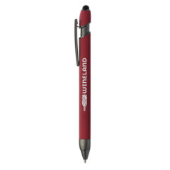Ellipse Tri-Softy Pen with Stylus - mlr-red-7623