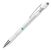 Ellipse White Barrel Softy Stylus Pen - mpe-c-green-2277