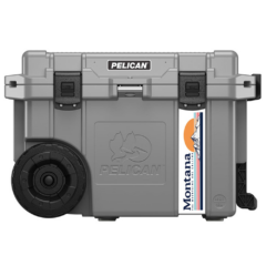 Pelican™ Elite Wheeled Cooler – 45 quart - pelicanelitewheeledcooler45qtcharcoal