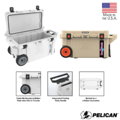Pelican™ Wheeled Cooler – 80 quart - pelicanwheeledcooler80qtgroup