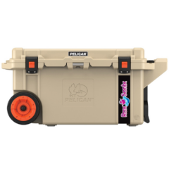 Pelican™ Wheeled Cooler – 80 quart - pelicanwheeledcooler80qtkhaki