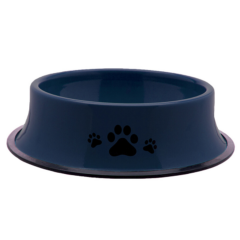 Stainless Steel Pet Bowl – 24 oz - steeldogbowlblue