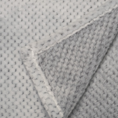 Textured Plush Blanket - texturedplushblanketgreyinside