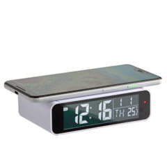 Twilight Digital Alarm Clock with 5W Wireless Charger - 1