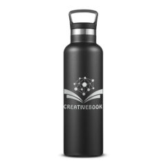 Columbia® Double Wall Vacuum Bottle with Loop Top -21 oz - 1 4