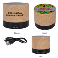 Allergro Woodgrain Wireless Speaker - 2446_group