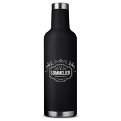 Alsace Vacuum Insulated Wine Bottle – 25 oz - Alsace Vacuum Insulated Wine Bottle 8211 25 oz 8211 Black