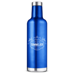 Alsace Vacuum Insulated Wine Bottle – 25 oz - Alsace Vacuum Insulated Wine Bottle 8211 25 oz 8211 Blue