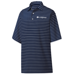 FootJoy Performance Classic Stripe Slim Fit Golf Shirt - FJCLST-FD_NAVYWHITE