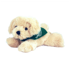 Golden Retriever Plush Toy – 8″ - Golden Retriever Plush Toy 8211 8in 8211 imprinted bandana