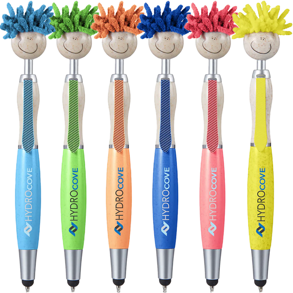 MopToppers® Wheat Straw Screen Cleaner with Stylus Pen (Multicultural Freckled) - MopToppers Wheat Straw Screen Cleaner with Stylus Pen 8211 Group