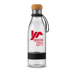 Restore Water Bottle with Cork Lid – 22 oz - Restore Water Bottle with Cork Lid 8211 22 oz 8211 Black