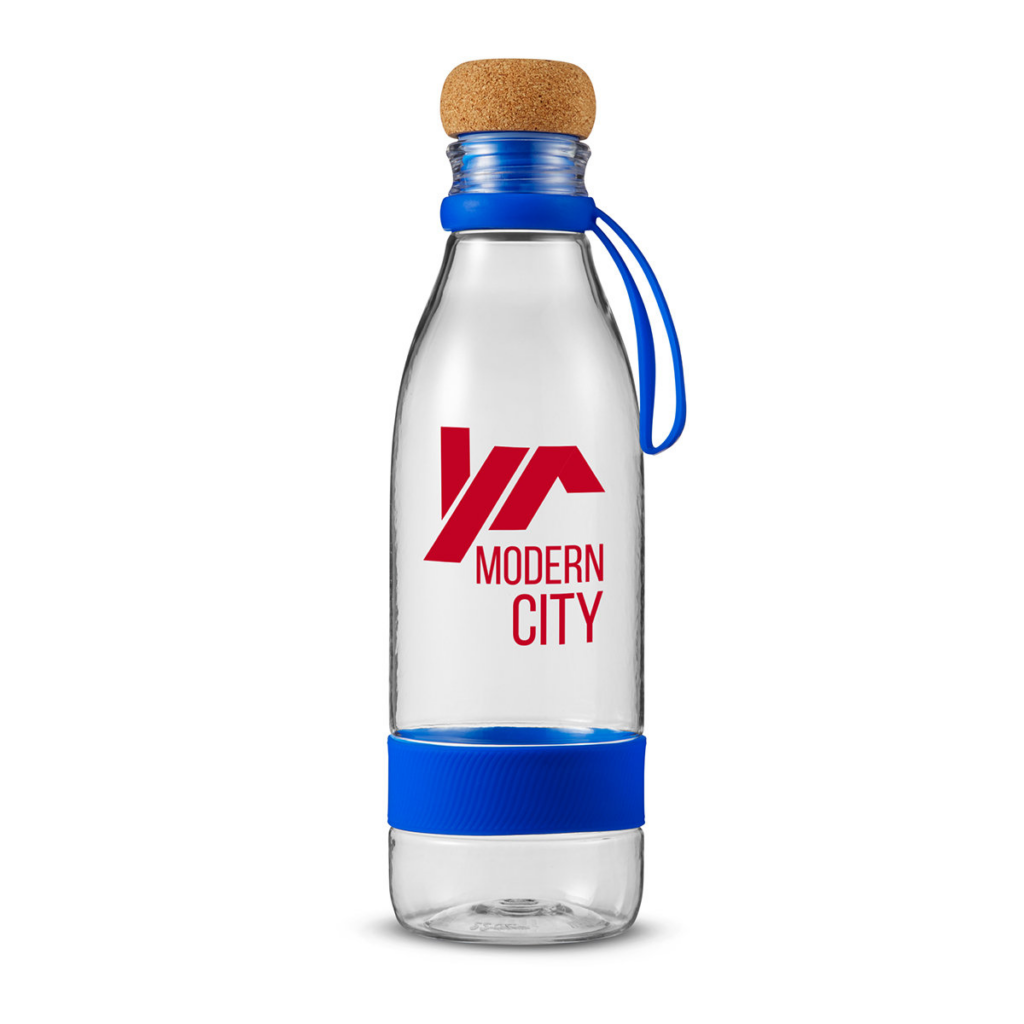 Restore Water Bottle with Cork Lid – 22 oz - Restore Water Bottle with Cork Lid 8211 22 oz 8211 Blue