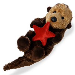 Sea Otter Plush Toy with Starfish – 8″ - Sea Otter Plush Toy with Starfish 8211 8in