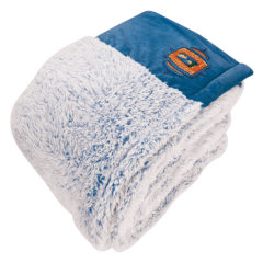 Good Value™ Super-Soft Plush Blanket - blanket blue