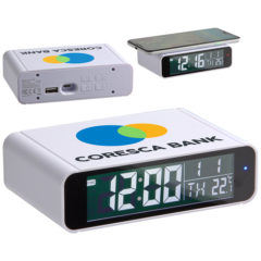 Twilight Digital Alarm Clock with 5W Wireless Charger - eac-tw20