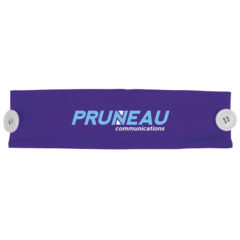 Cooling Headband with Buttons - purple