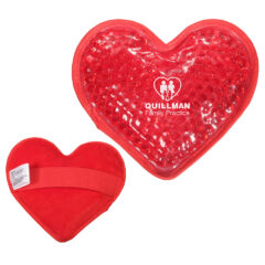 Plush Heart Aqua Pearls™ Hot/Cold Pack - whf-ph15rd