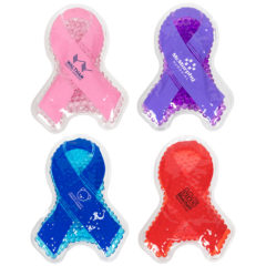 Awareness Ribbon Aqua Pearls™ Hot/Cold Pack - whf-rb16