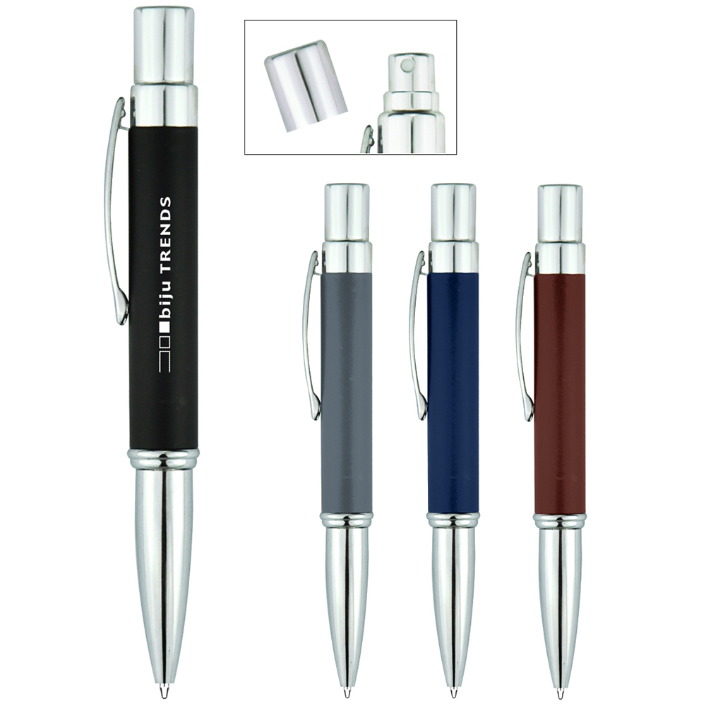 Aluminum Refillable Spray Bottle with Pen - 10102_group