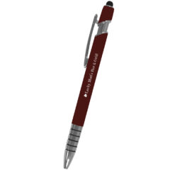 Bentlee Incline Stylus Pen - 10109_RED_Silkscreen