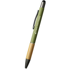 Aidan Bamboo Stylus Pen - 11124_OLV_Silkscreen