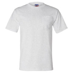 Bayside USA Made Short Sleeve T-Shirt with Pocket - 17461_f_fl