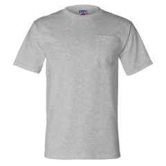 Bayside USA Made Short Sleeve T-Shirt with Pocket - 17463_f_fl