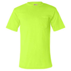 Bayside USA Made 50/50 Short Sleeve T-Shirt with a Pocket - 17693_f_fm