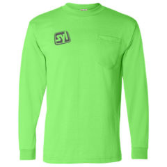 Bayside USA Made 50/50 Long Sleeve T-Shirt with a Pocket - 17700_f_fl